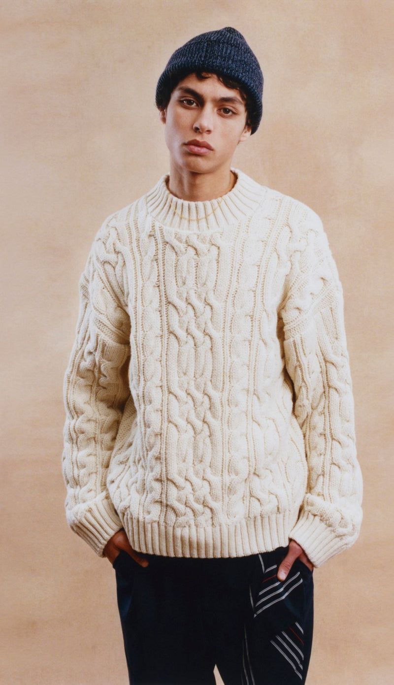 Ohannes Round Neck - Ecru