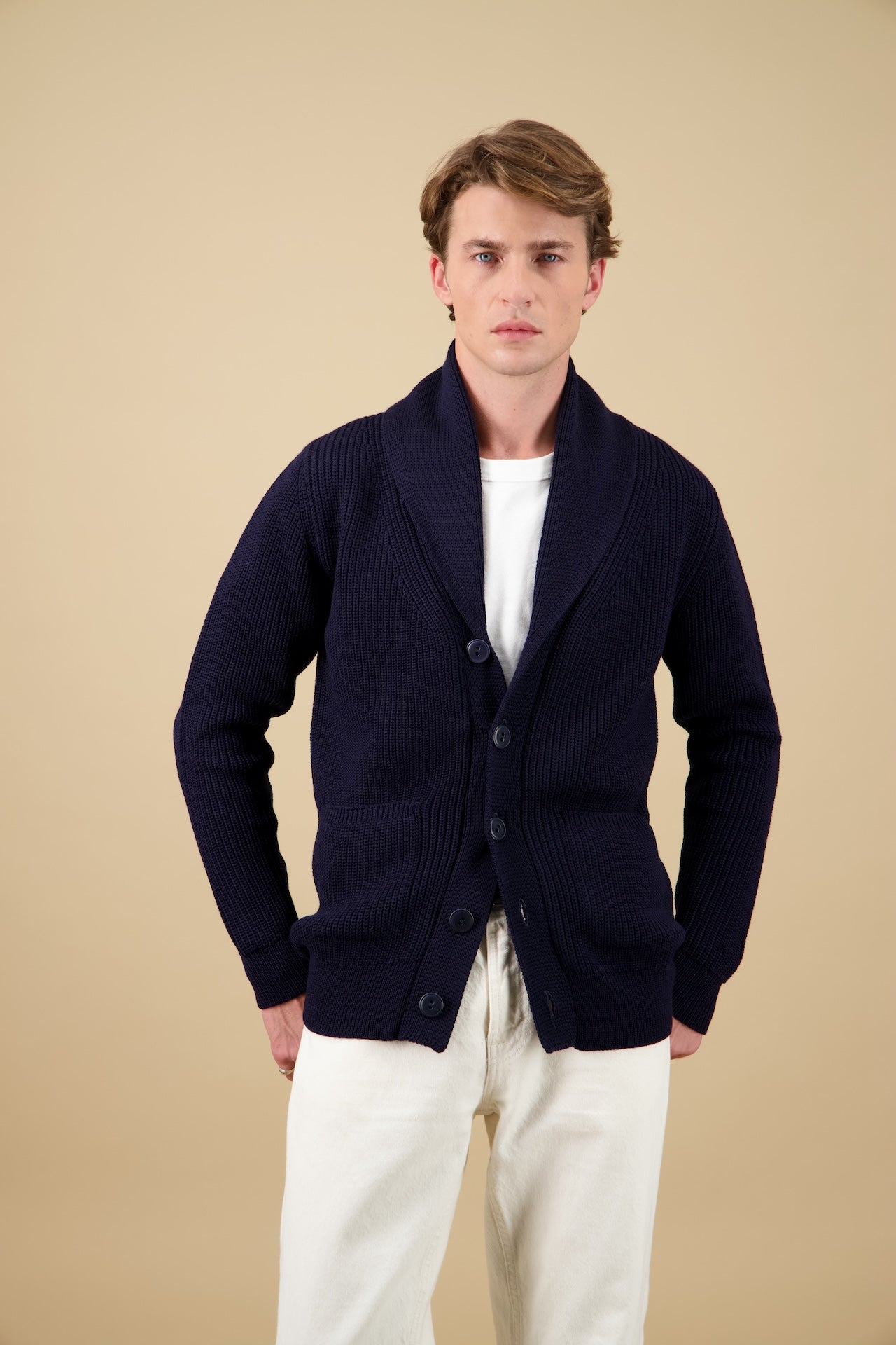 Cardigan Vasken - Marine
