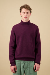 Youri Turtleneck Sweater - Burgundy
