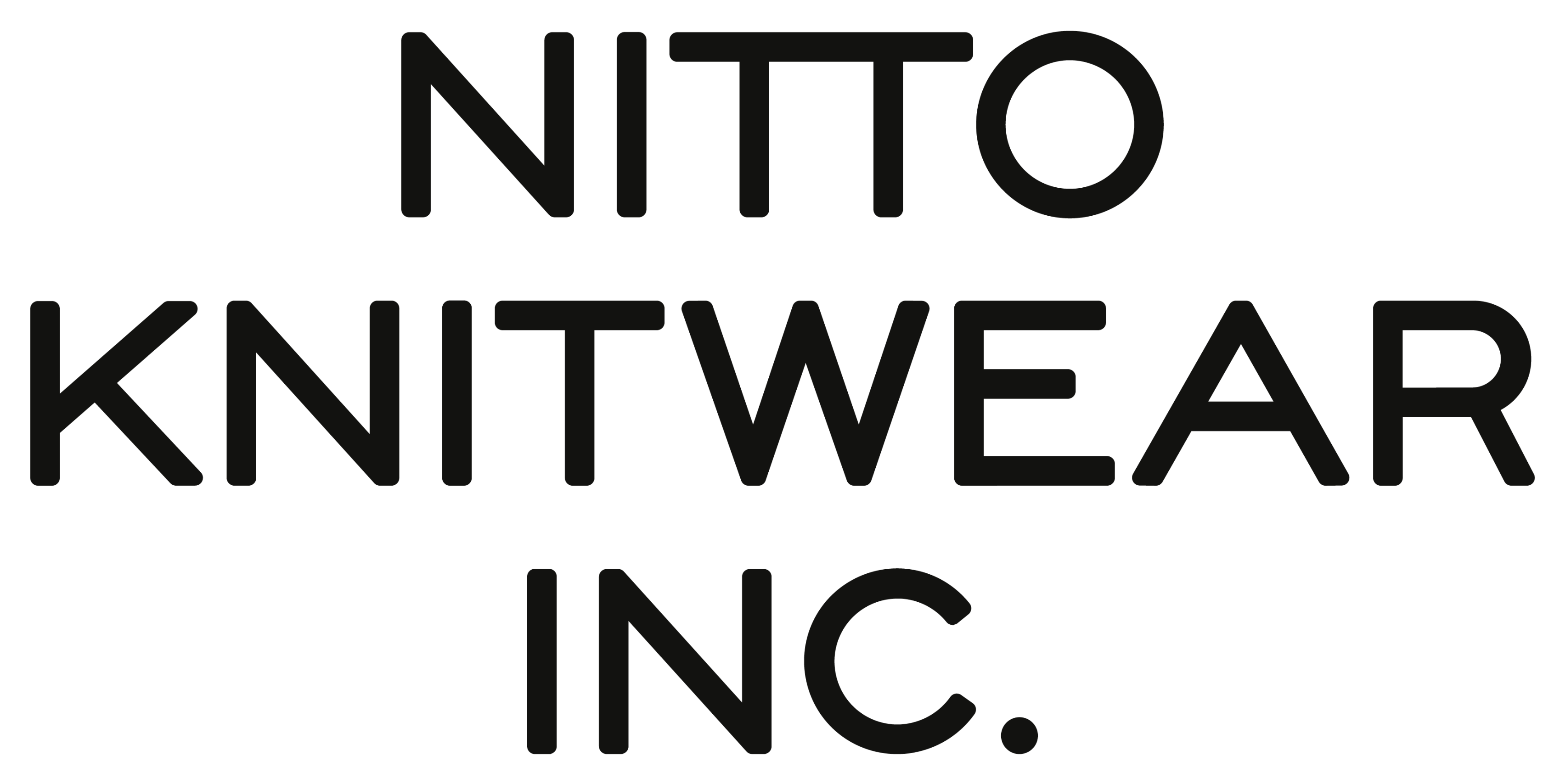logo de la marque de tricot Parisienne Nitto Knitwear.