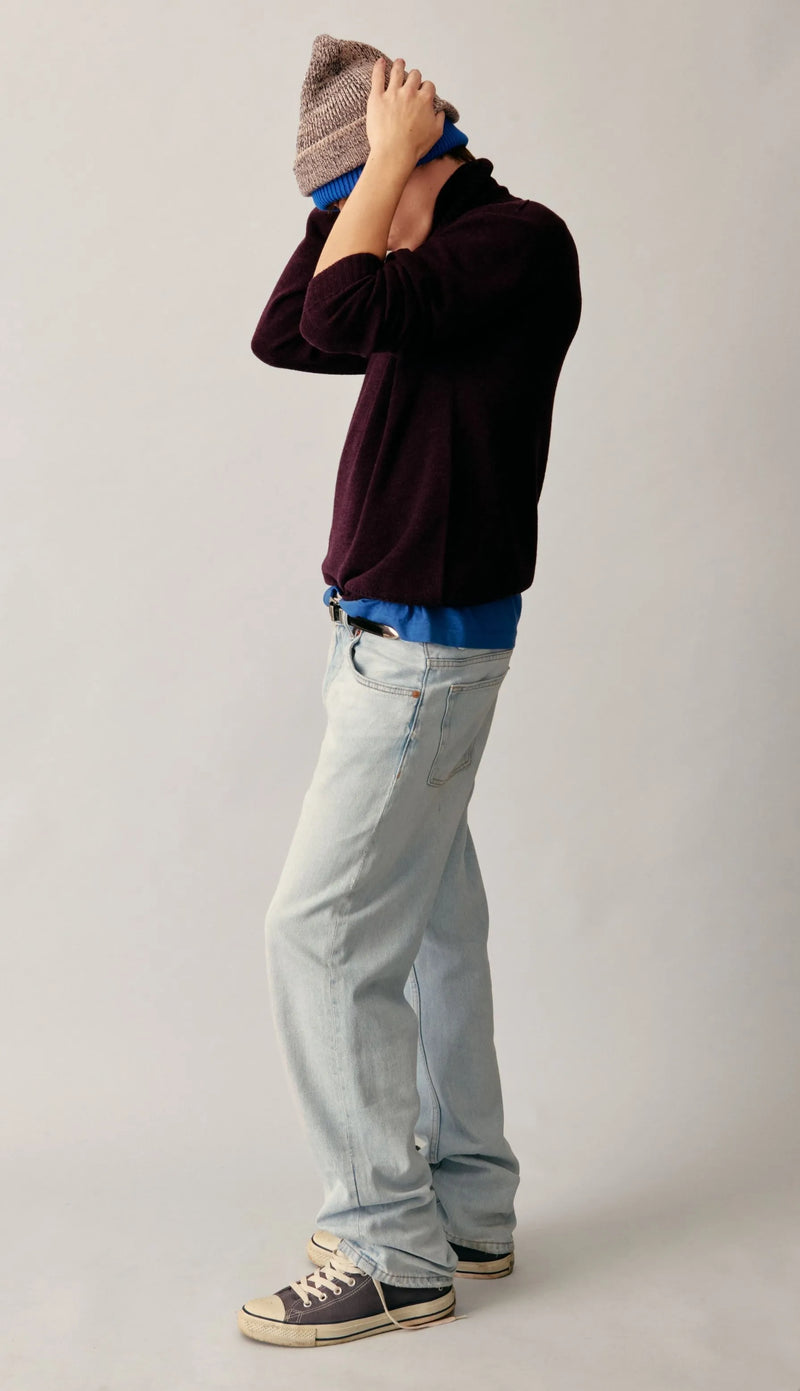 Pull Col Roulé Aris - Marine