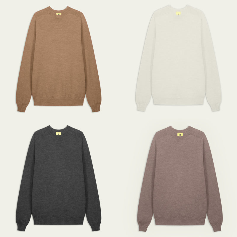 Pull Aris Col Rond - Camel