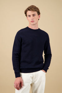 Pull Aris Col Rond - Marine