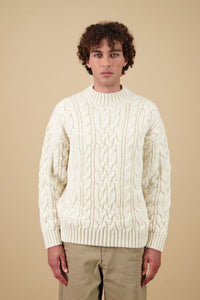 Pull Ohannes Col Rond - Écru