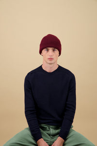 Ara Beanie - Burgundy