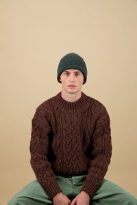 Ara Beanie - Green Forest