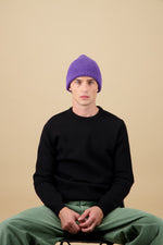 Ara Beanie - Heathered purple
