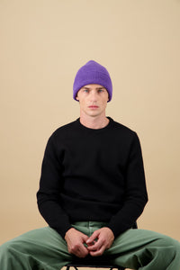 Ara Beanie - Heathered purple