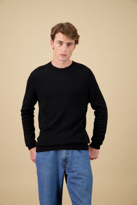 Pull Aris Col Rond - Noir