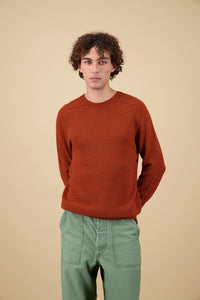 Pull Aris Col Rond - Orange