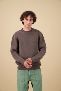 Pull Vasken Col rond - Café