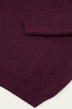 Youri Funnel Neck Sweater - Burgundy