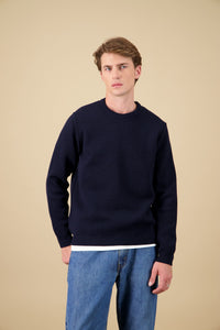 Youri round neck - Navy