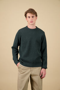Youri round neck - Forest green