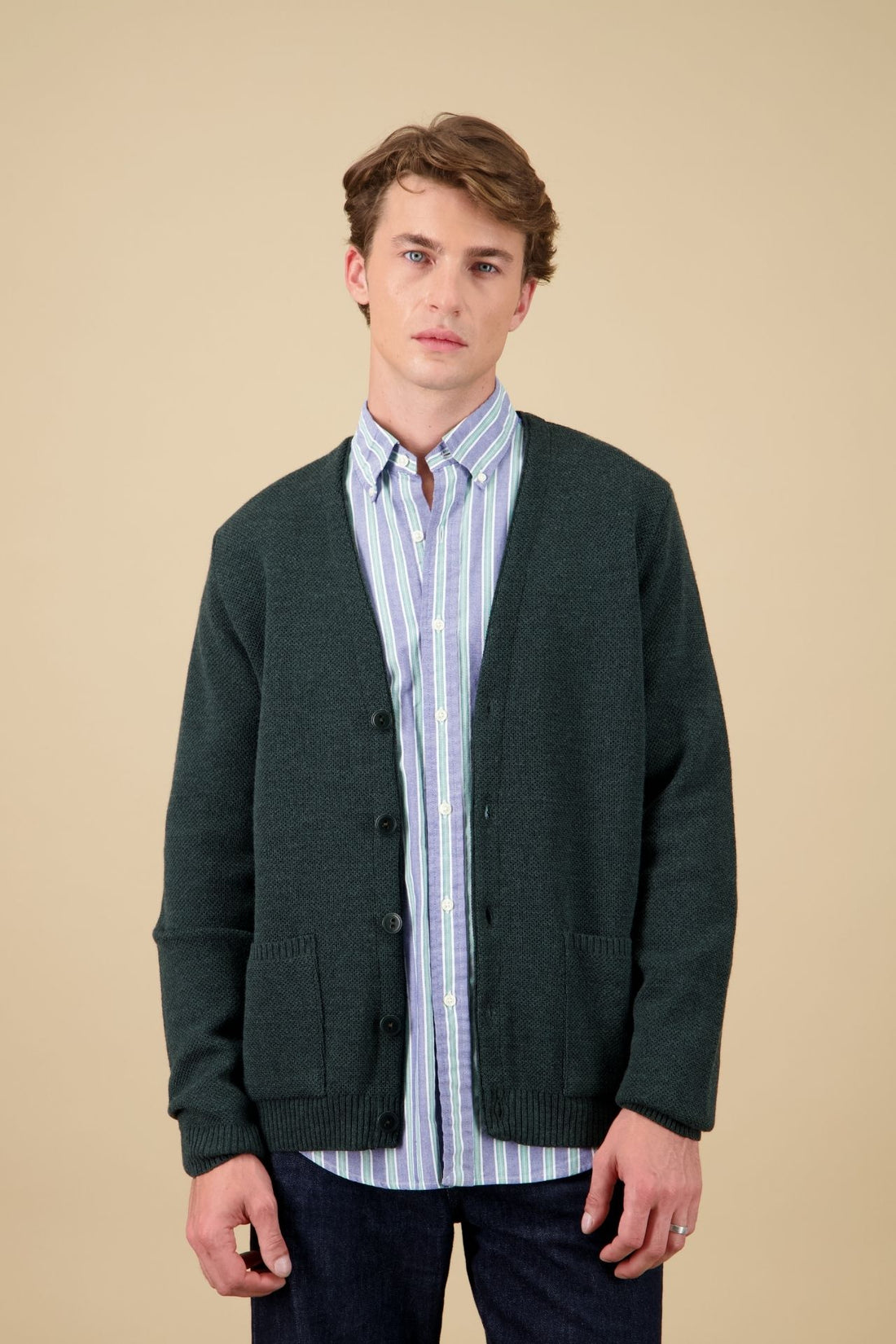 Cardigan Talbots - Laine Mérinos Noir Et Gris à Motifs Fleuris, Neuf Avec étiquette, Taille Petite (PS)