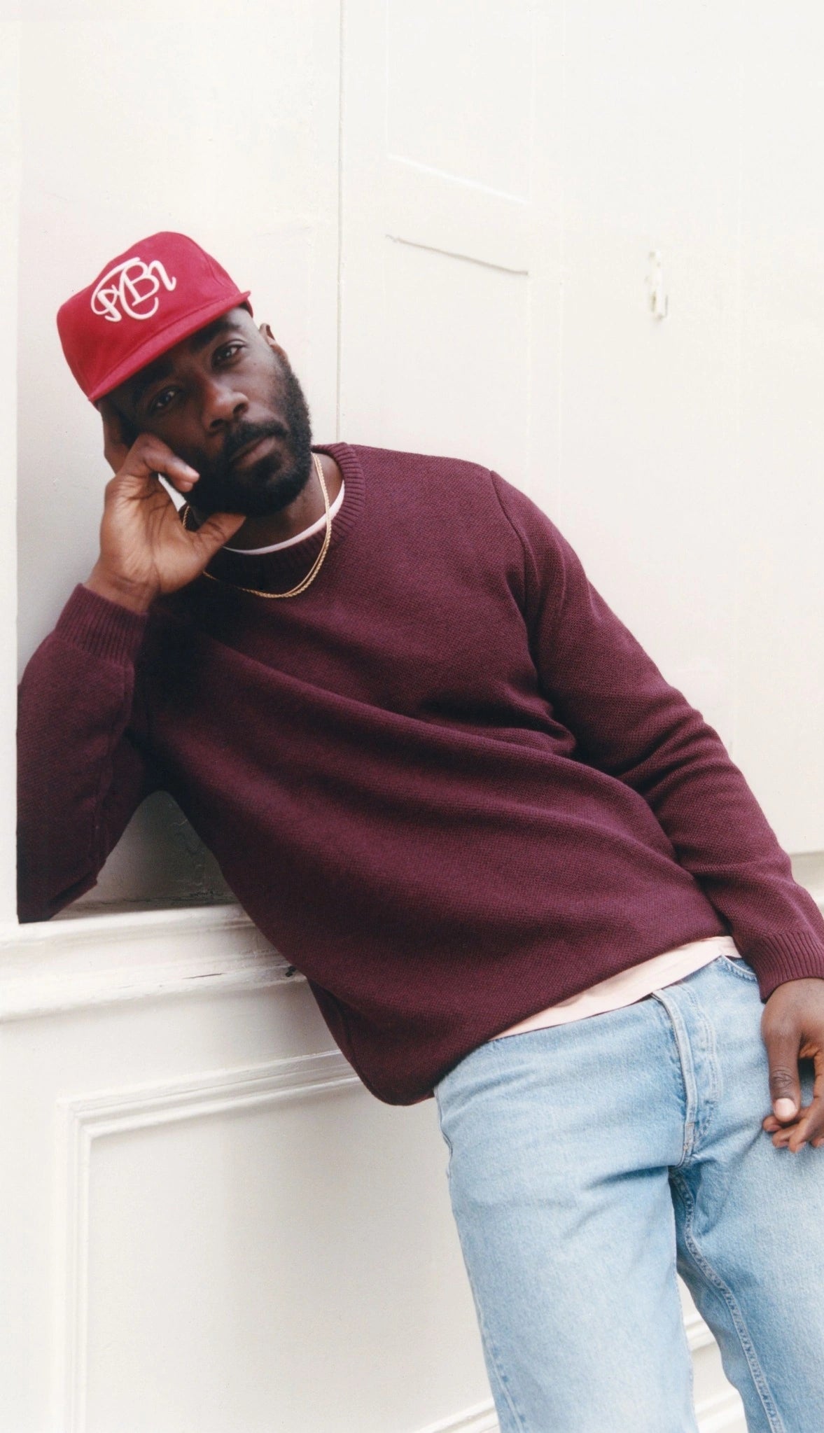 Pull Col Rond Youri - Prune