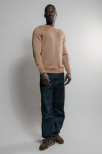 Aris Round Neck - Camel