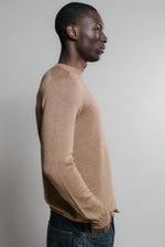 Aris Round Neck - Camel