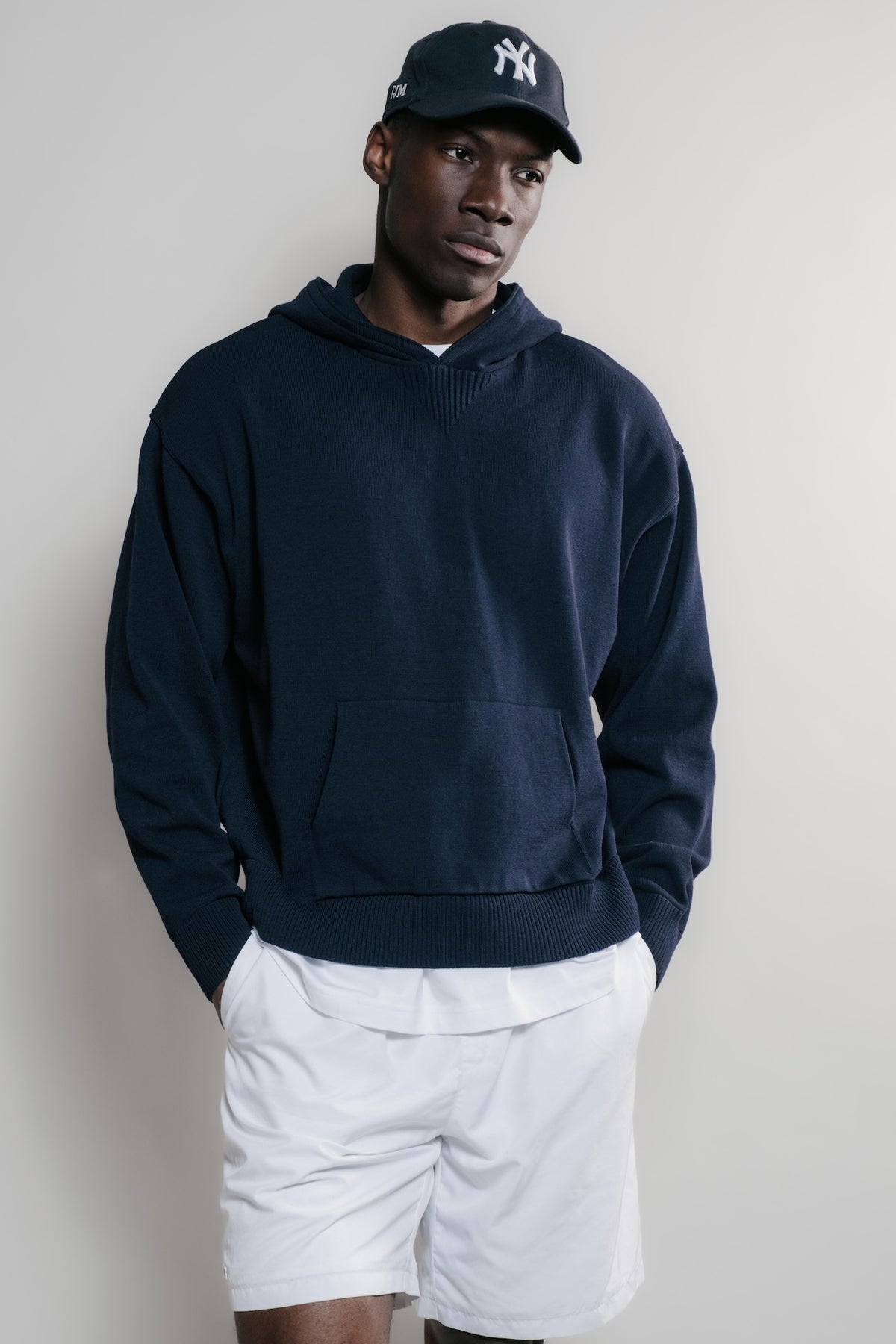 Sevan hoodie sweater - Navy