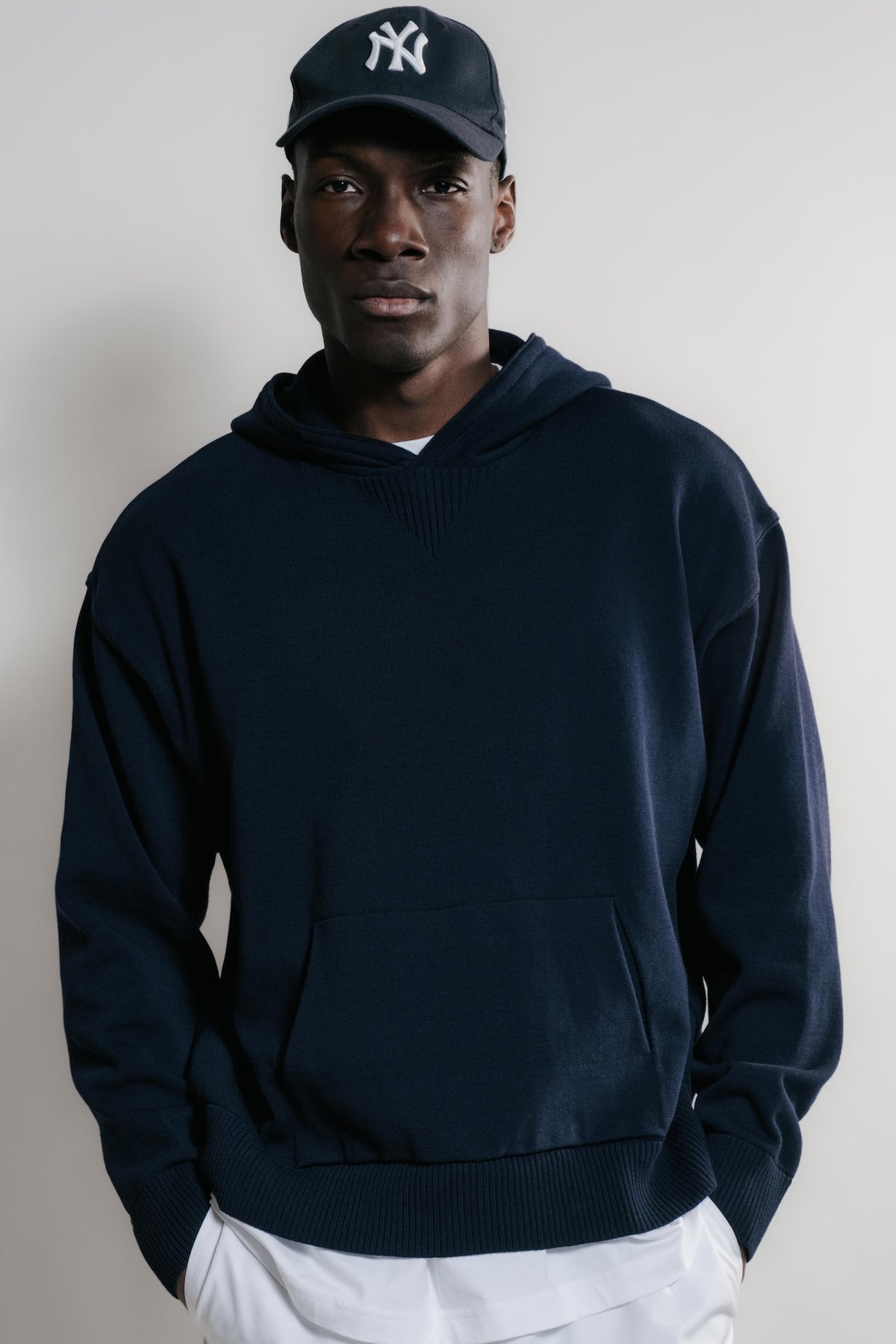 Sevan hoodie sweater - Navy